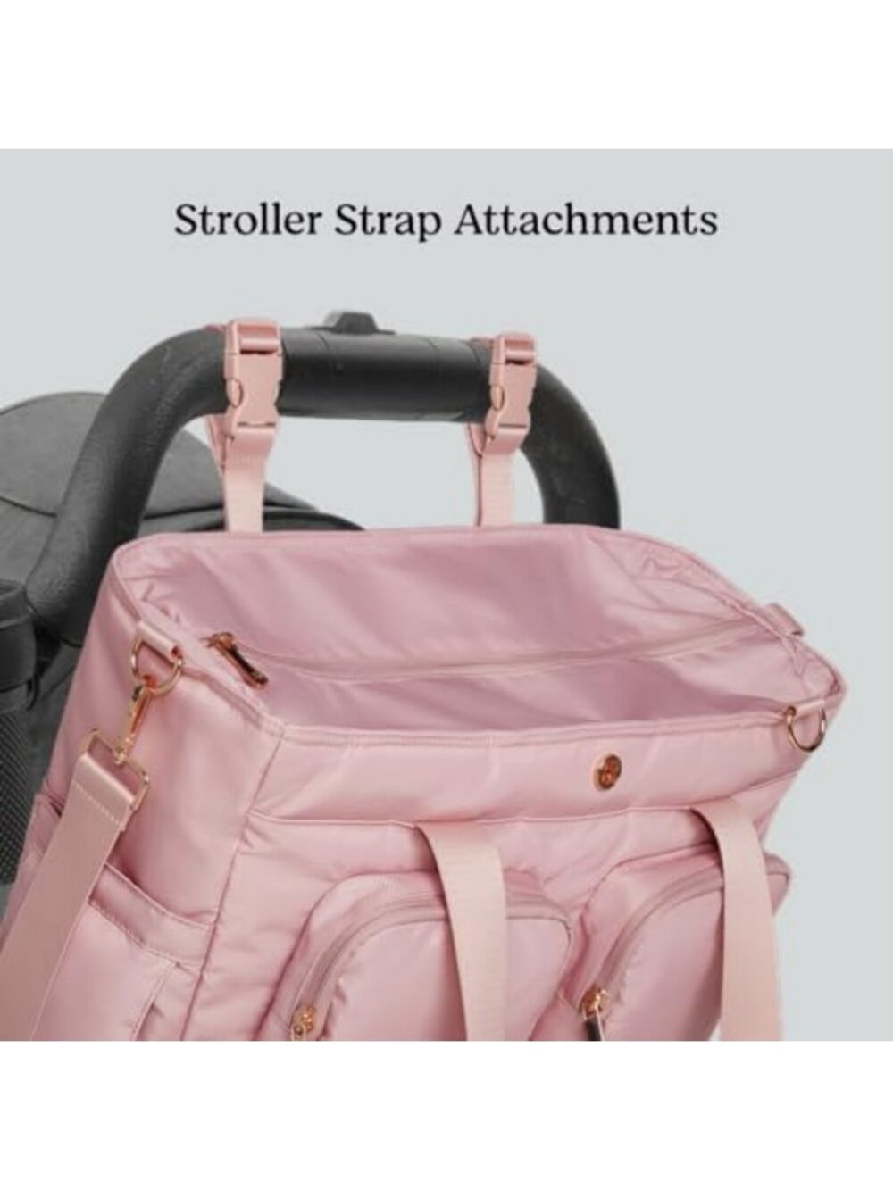 Stylish Weekender Tote Diaper Bag | Spacious, Lightweight & Versatile Design - Picture 2 of 6